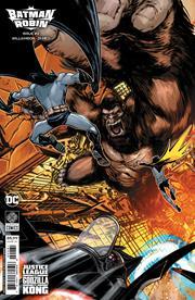 BATMAN AND ROBIN #2 CVR H DAVID BALDEON CONNECTING JUSTICE LEAGUE VS GODZILLA VS KONG CARD STOCK VAR (10/10/2023) - LIGHTNING COMIX