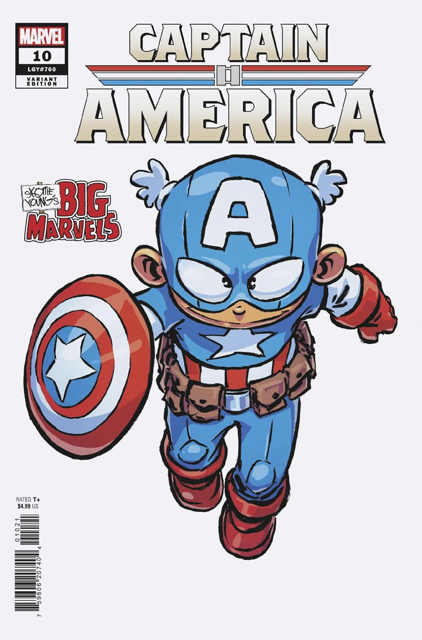 CAPTAIN AMERICA #10 SKOTTIE YOUNG'S BIG MARVEL VARIANT (6/19/2024) - LIGHTNING COMIX