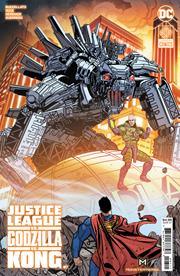 JUSTICE LEAGUE VS GODZILLA VS KONG #7 (OF 7) CVR A DREW JOHNSON (5/21/2024) - LIGHTNING COMIX