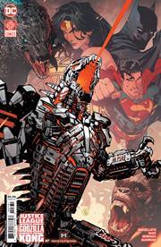 JUSTICE LEAGUE VS GODZILLA VS KONG #7 (OF 7) CVR C DAN MORA CARD STOCK VAR (5/21/2024) - LIGHTNING COMIX