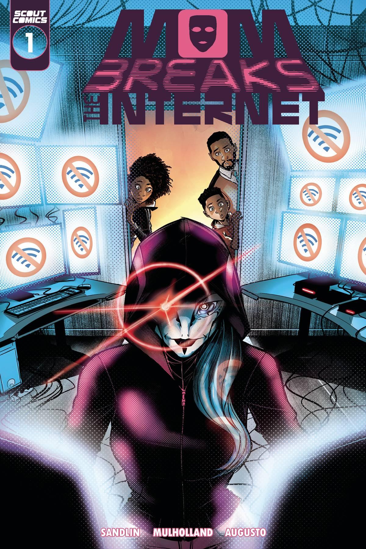 MOM BREAKS THE INTERNET #1 CVR B MULHOLLAND & AUGUSTO (9/20/23) - LIGHTNING COMIX