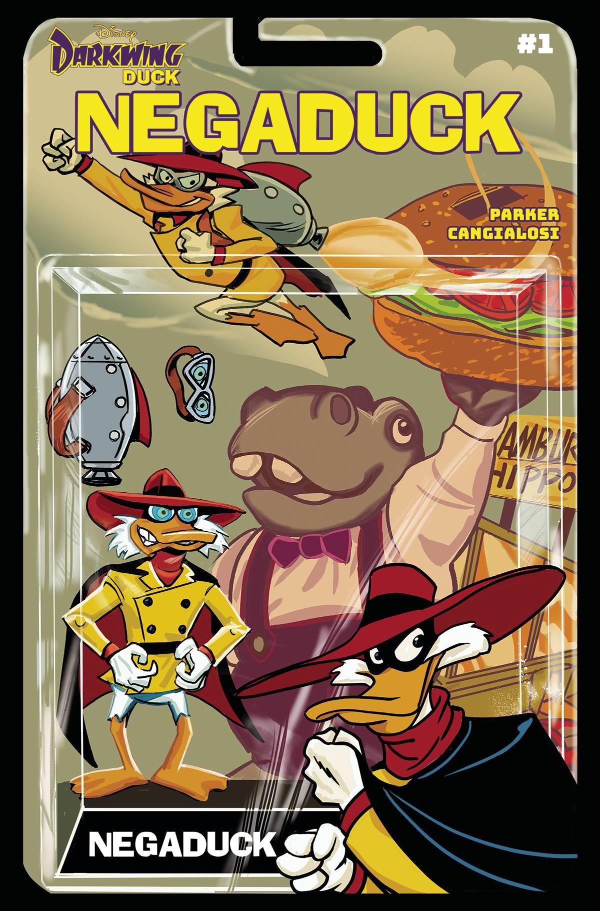 NEGADUCK #1 CVR E PARKER ACTION FIGURE (9/13/23) - LIGHTNING COMIX