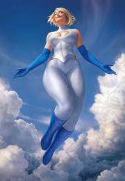 POWER GIRL #1 CVR E WARREN LOUW FOIL VAR (9/26/2023) - LIGHTNING COMIX