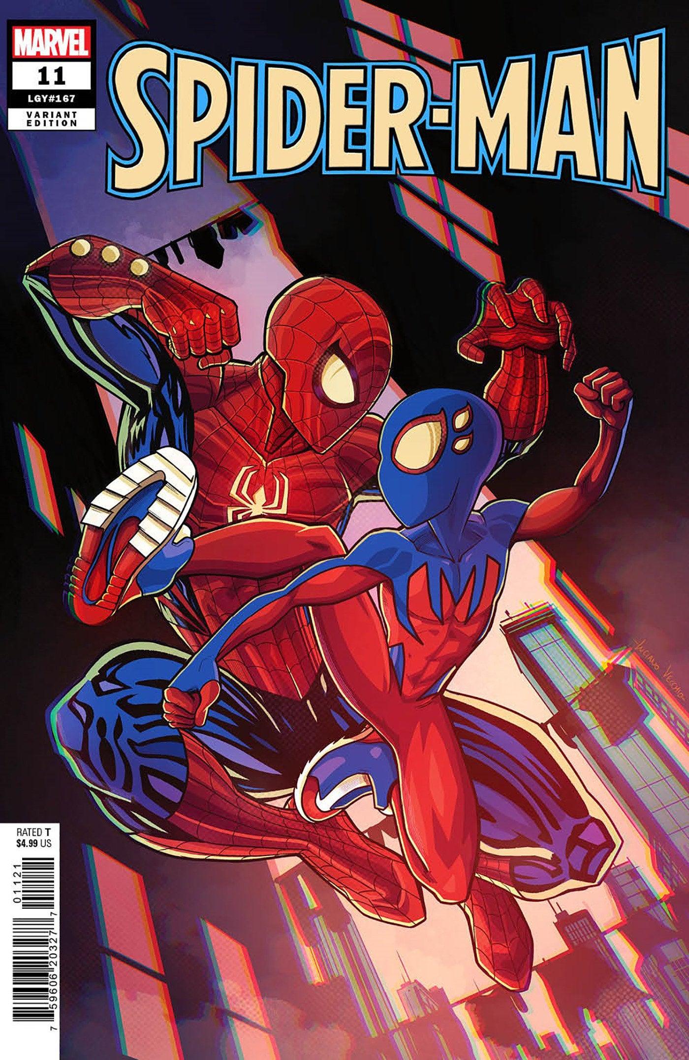 SPIDER-MAN 11 LUCIANO VECCHIO VARIANT Release Date 8/16/2023 - LIGHTNING COMIX