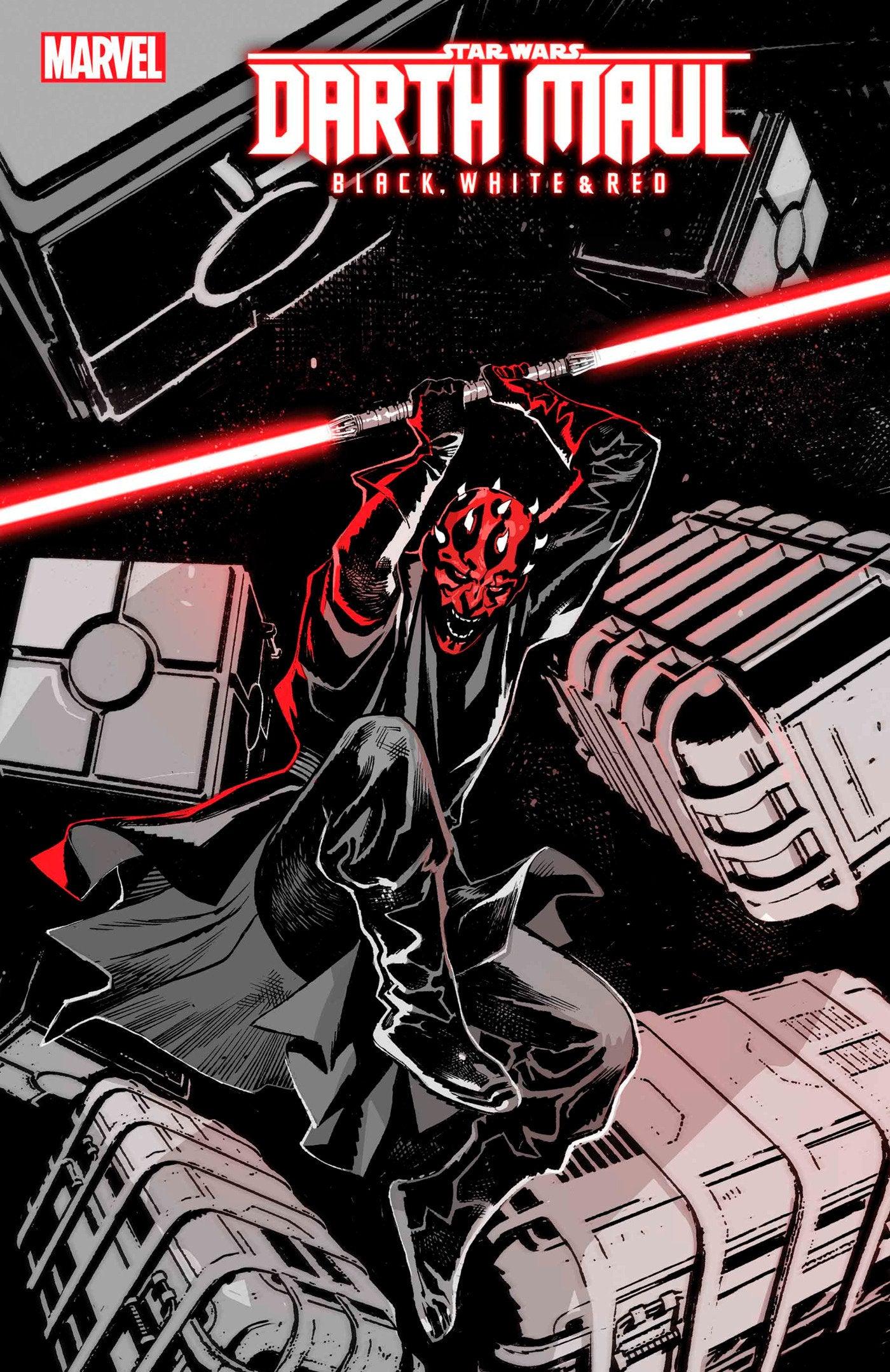 STAR WARS: DARTH MAUL - BLACK, WHITE & RED #3 (6/26/2024) - LIGHTNING COMIX