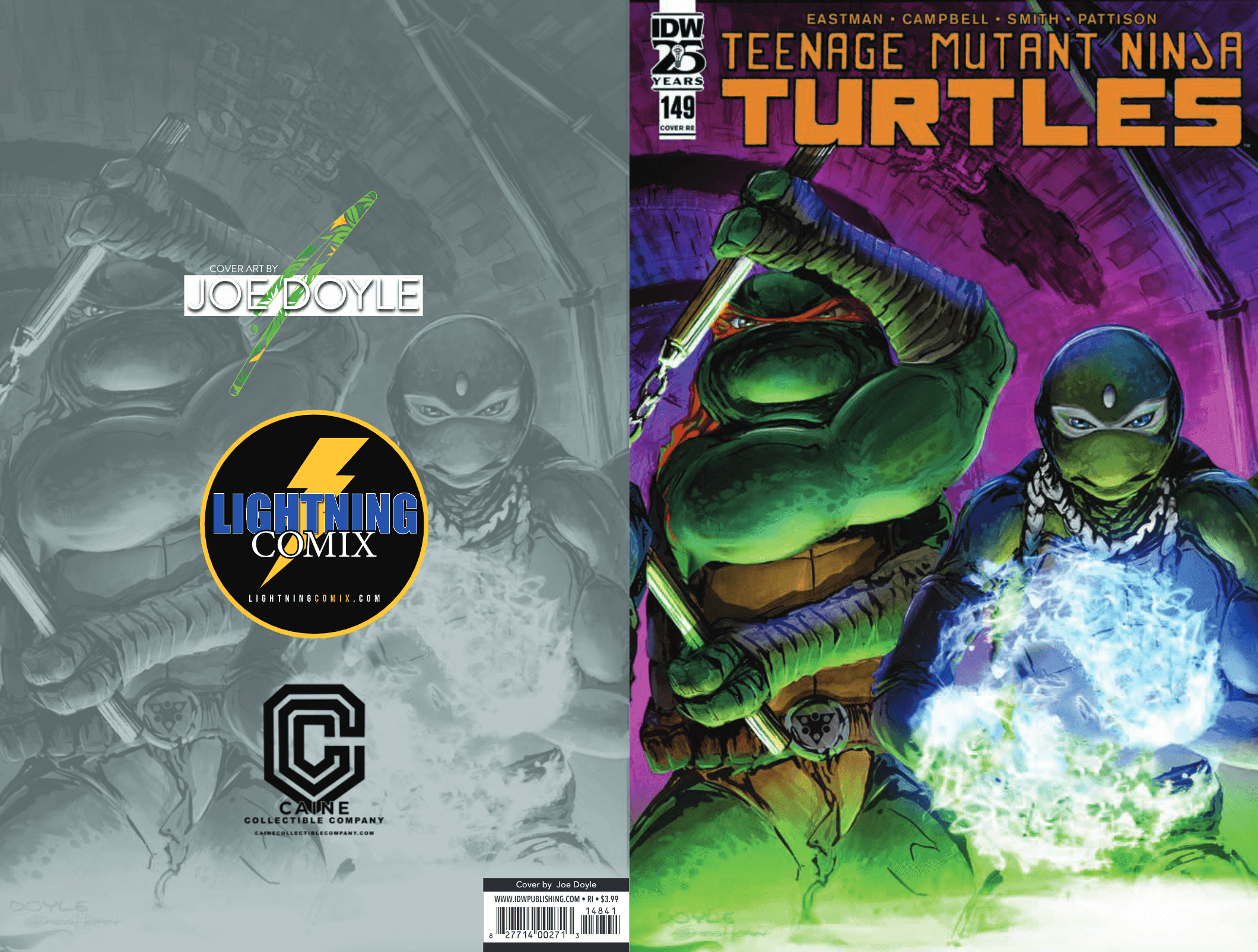 Teenage Mutant Ninja Turtles #149 - Lightning Comix Exclusive - Trade Dress - LIGHTNING COMIX