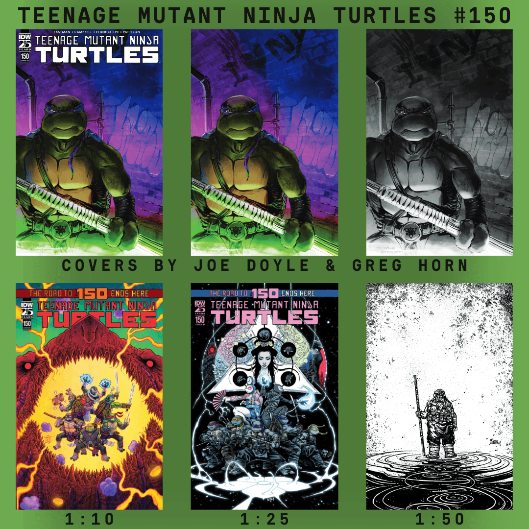 Teenage Mutant Ninja Turtles #150 - Lightning Comix Exclusive and Incentive Bundle - LIGHTNING COMIX
