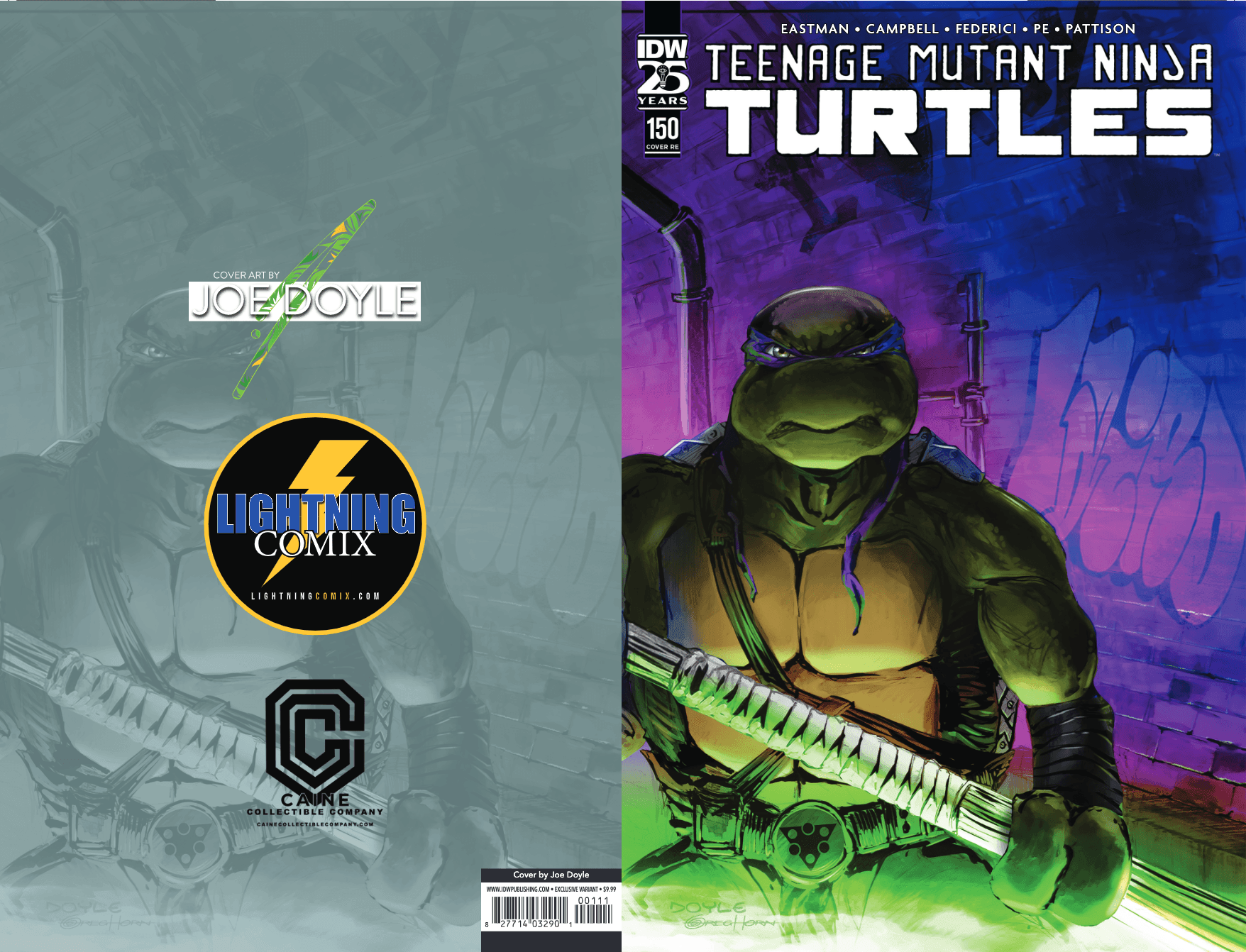 Teenage Mutant Ninja Turtles #150 - Lightning Comix Exclusive - Trade Dress - LIGHTNING COMIX