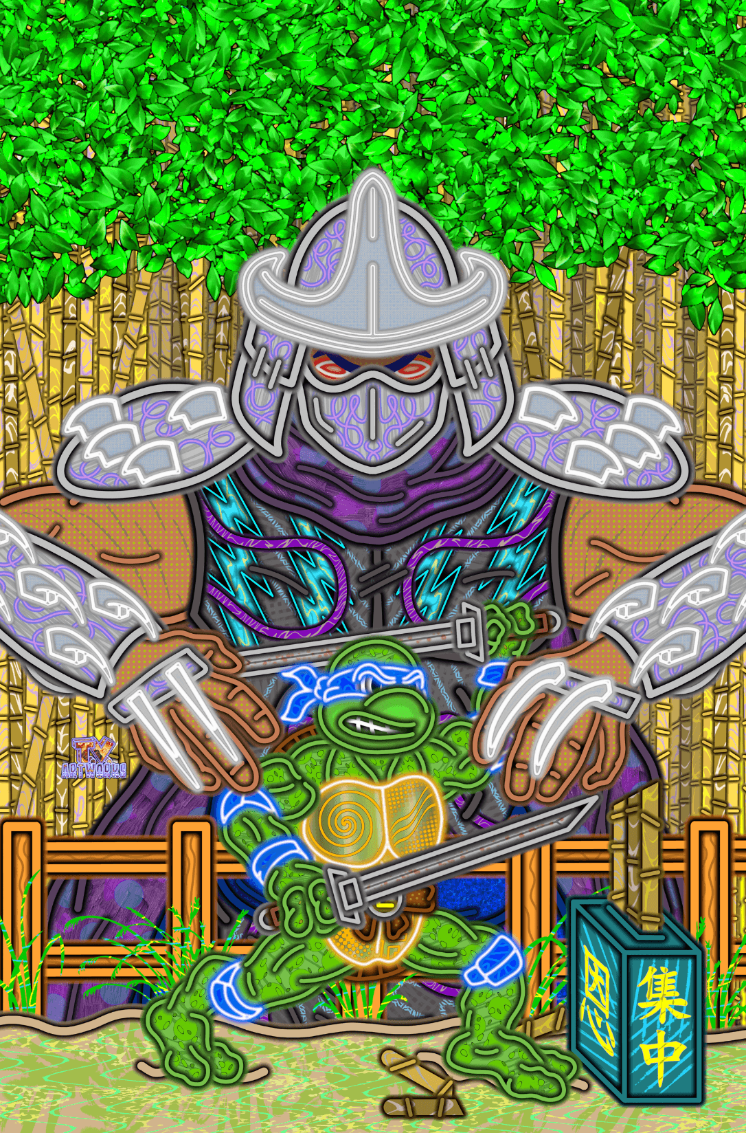 TEENAGE MUTANT NINJA TURTLES: SATURDAY MORNING ADVENTURES #10 MEGACON EXCLUSIVE - TRADE & VIRGIN BUNDLE - LIGHTNING COMIX