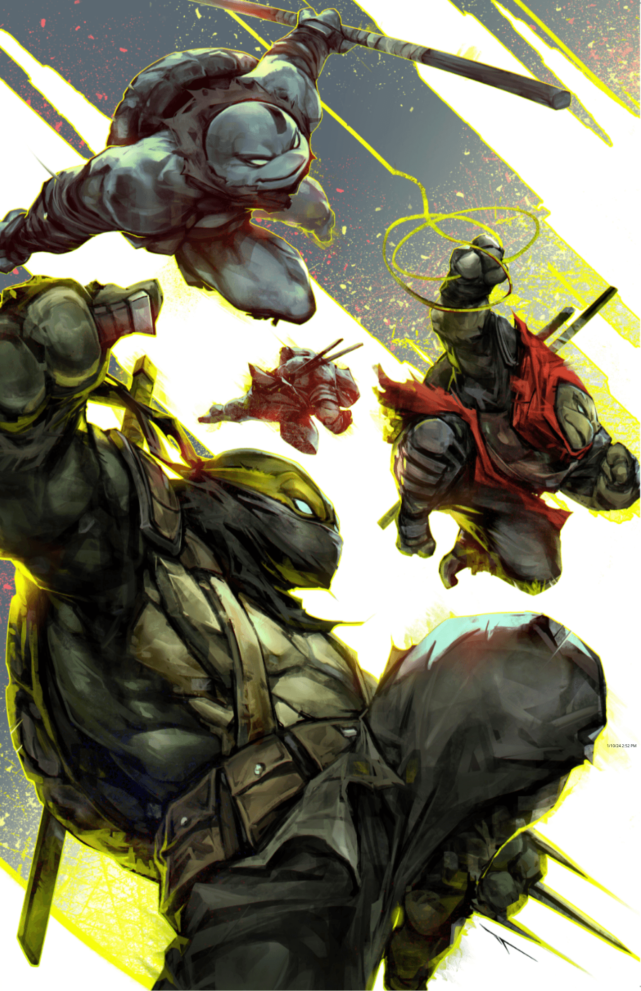 Teenage Mutant Ninja Turtles: The Last Ronin II--Re-Evolution #2 - Ivan Tao Exclusive - Virgin Cover A - LIGHTNING COMIX