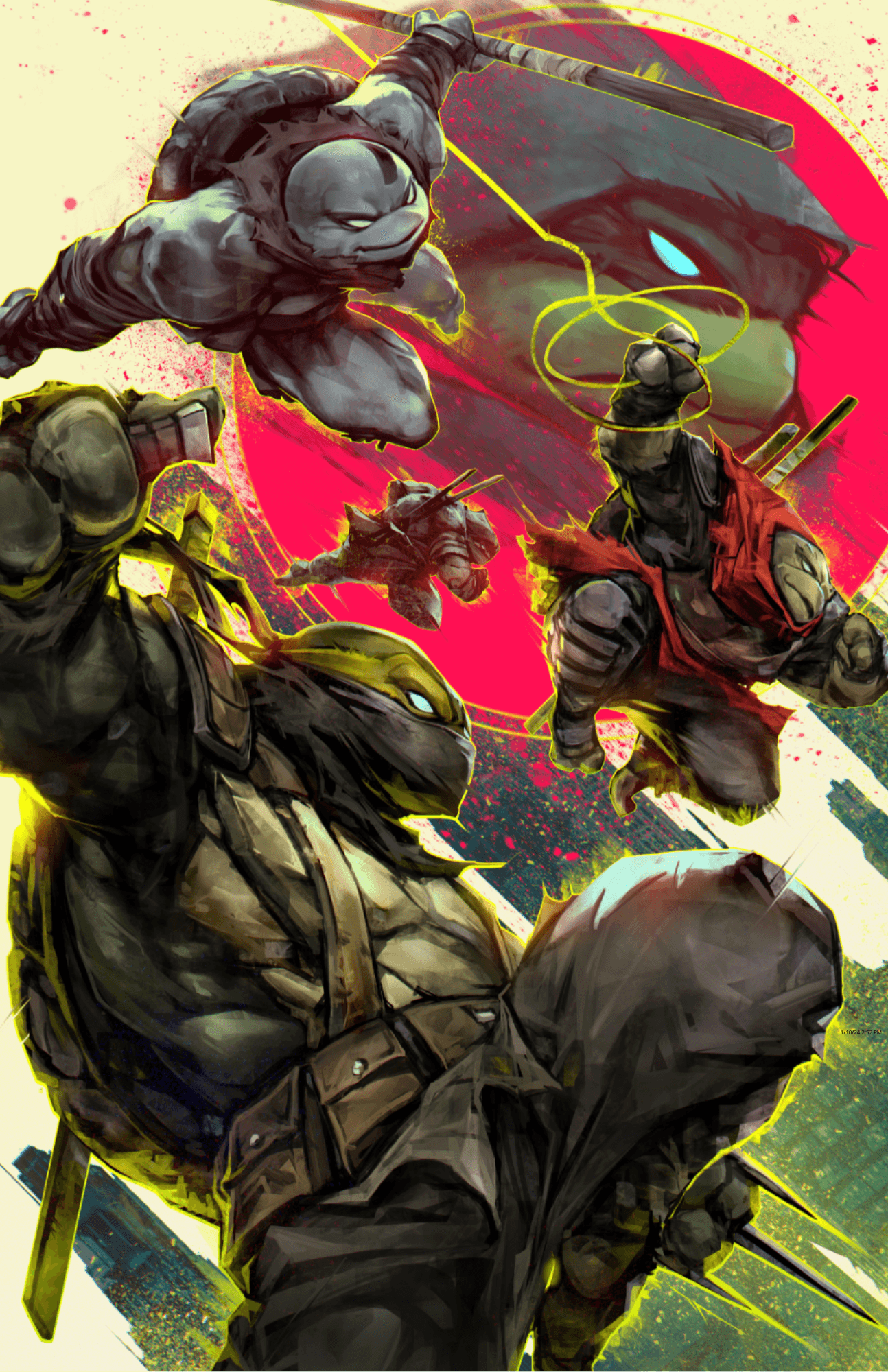 Teenage Mutant Ninja Turtles: The Last Ronin II--Re-Evolution #2 - Ivan Tao Exclusive - Virgin Cover B - LIGHTNING COMIX