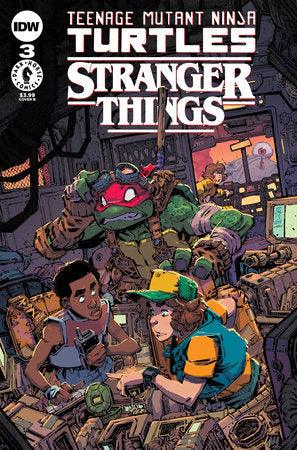 Teenage Mutant Ninja Turtles x Stranger Things #3 Cover B (Corona) (9/20/2023) - LIGHTNING COMIX