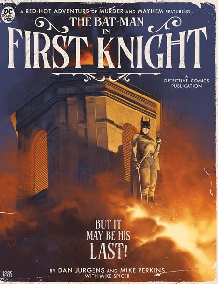 THE BAT-MAN FIRST KNIGHT #3 (OF 3) CVR C MARC ASPINALL PULP NOVEL VAR (MR) (5/22/2024) - LIGHTNING COMIX