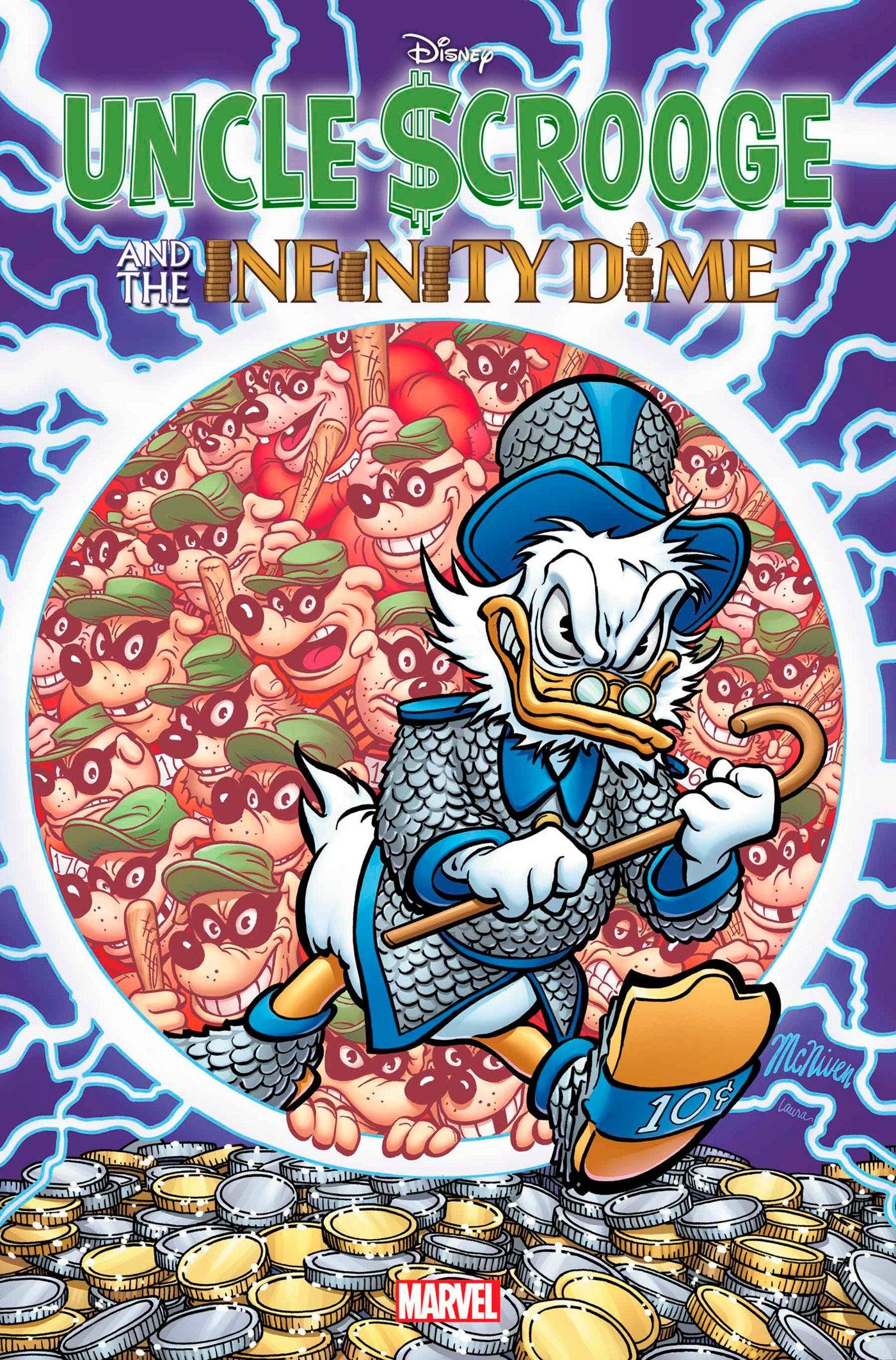 UNCLE SCROOGE AND THE INFINITY DIME #1 STEVE MCNIVEN FOIL VARIANT (6/19/2024) - LIGHTNING COMIX