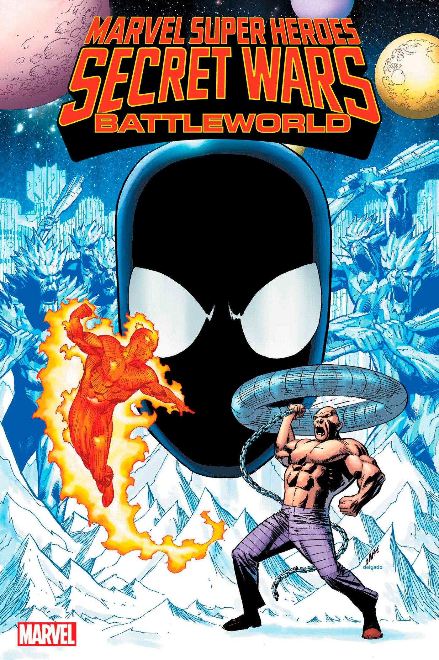 MARVEL SUPER HEROES SECRET WARS: BATTLEWORLD 1 PAT OLLIFFE VARIANT (11/22/2023) - LIGHTNING COMIX
