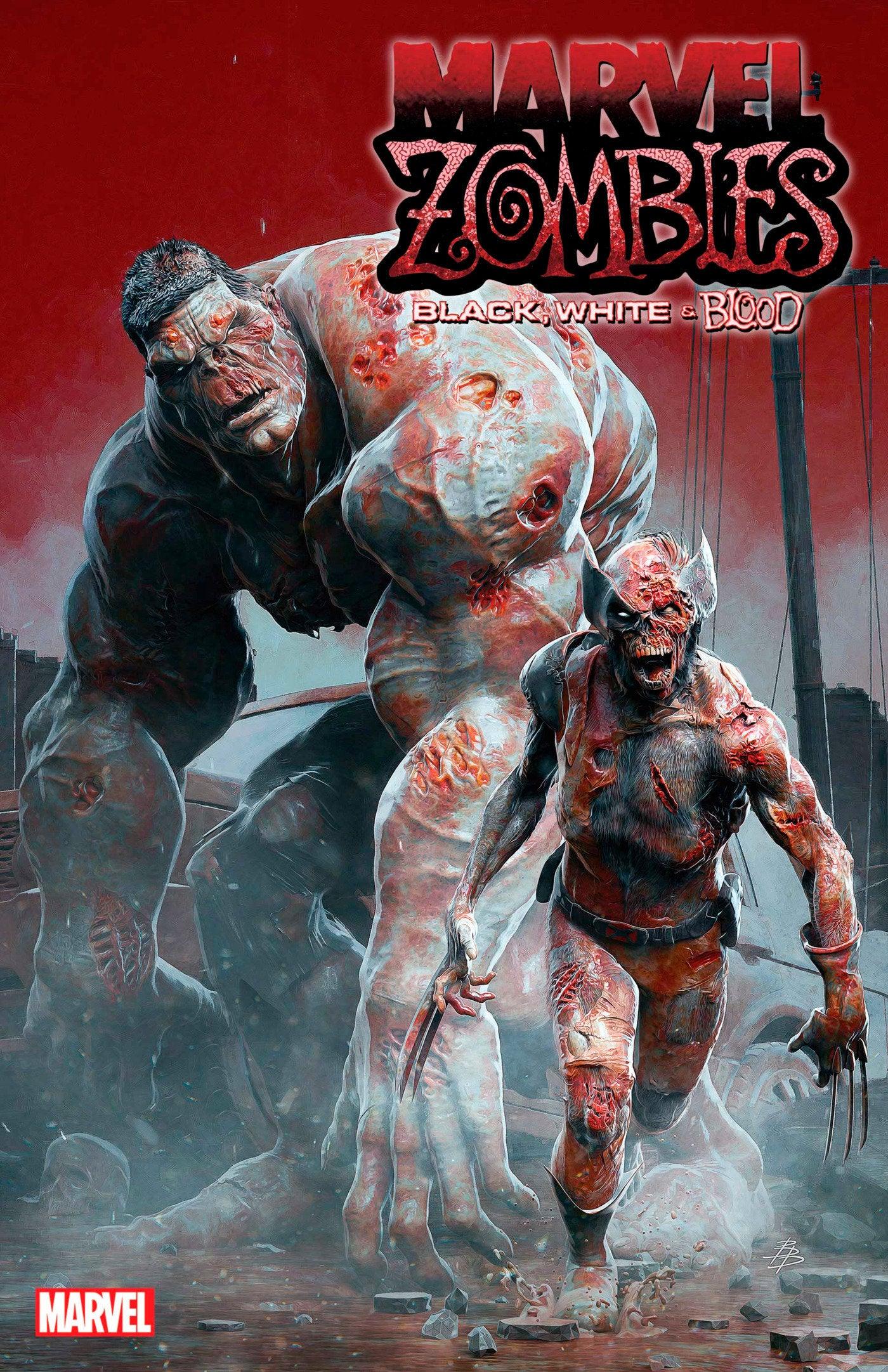 MARVEL ZOMBIES: BLACK, WHITE & BLOOD 1 BJORN BARENDS VARIANT (10