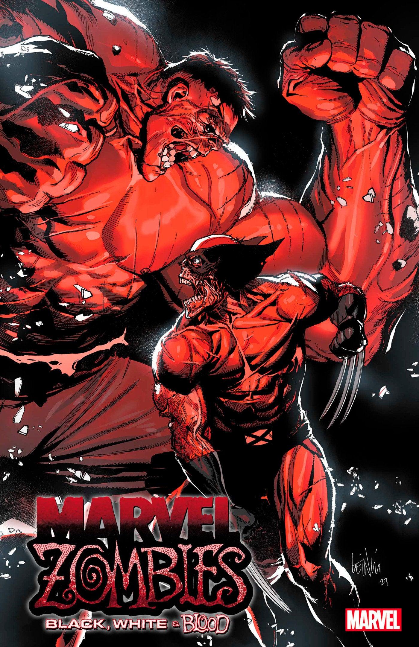 MARVEL ZOMBIES: BLACK, WHITE & BLOOD 1 LEINIL YU VARIANT (10/25/23) - LIGHTNING COMIX