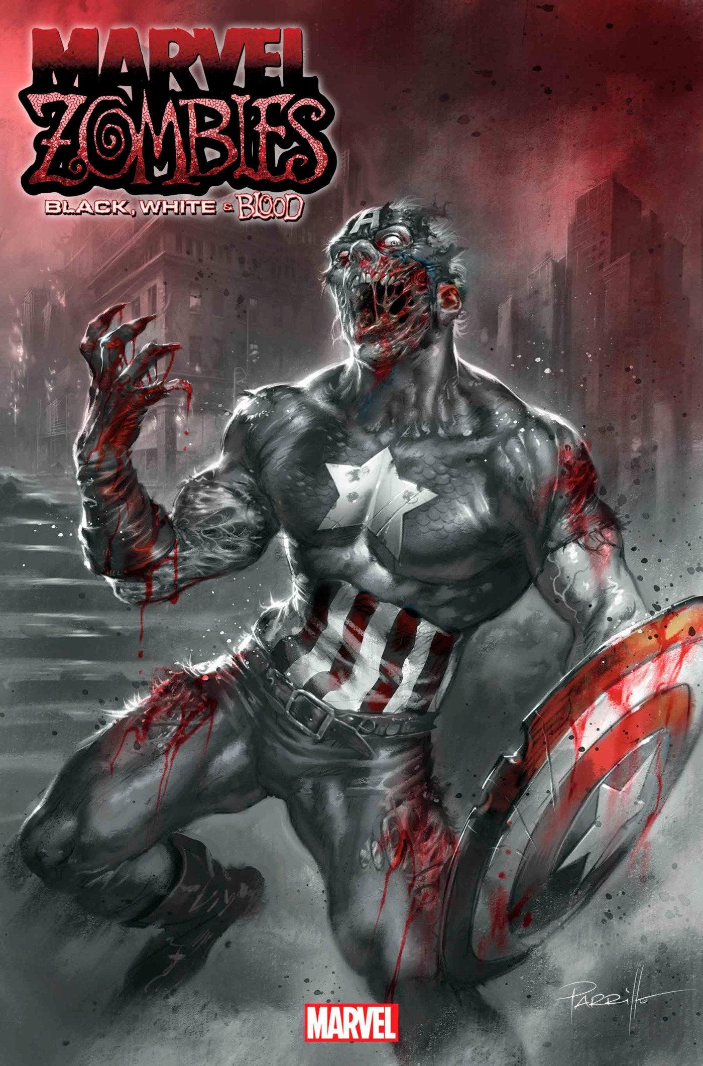 MARVEL ZOMBIES: BLACK, WHITE & BLOOD 2 LUCIO PARRILLO VARIANT (11/29/2023) - LIGHTNING COMIX