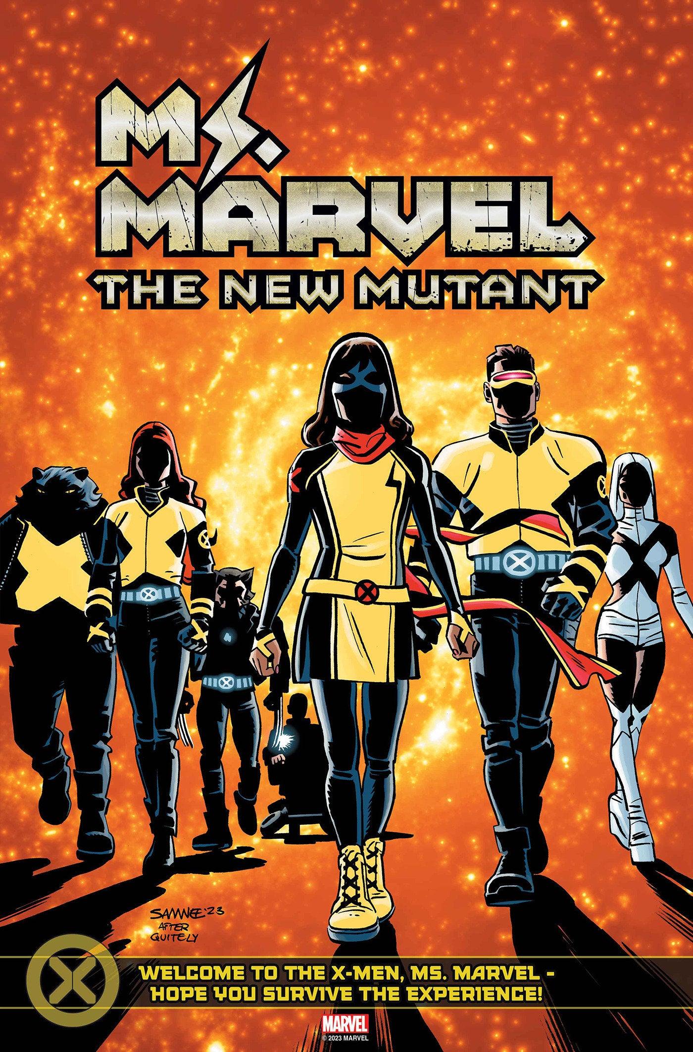 MS. MARVEL: THE NEW MUTANT 4 CHRIS SAMNEE TEAM HOMAGE VARIANT (11/29/2023) - LIGHTNING COMIX