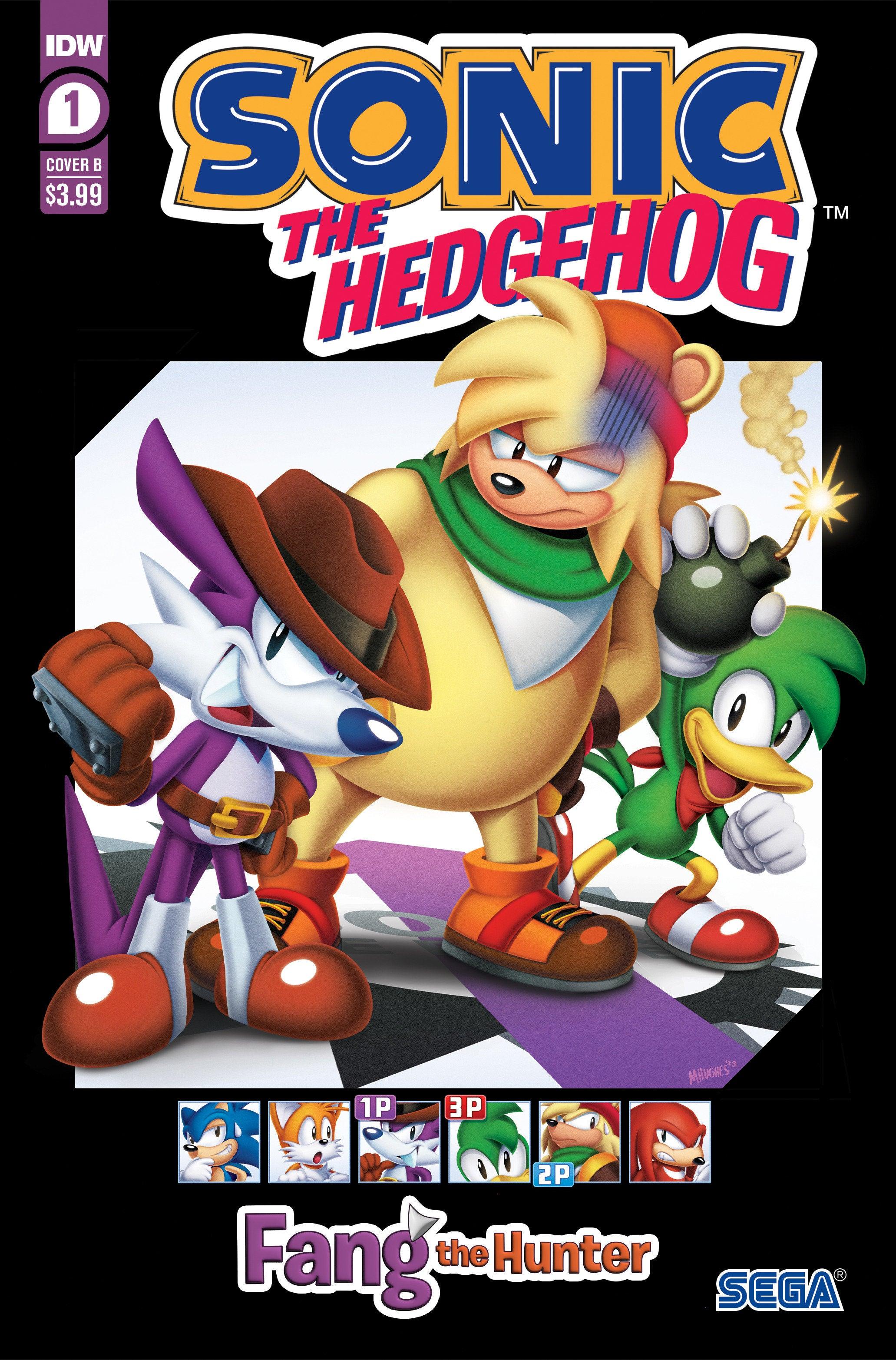 Sonic the Hedgehog: Fang the Hunter #1 Variant B (Hughes) (1/17/2024) - LIGHTNING COMIX