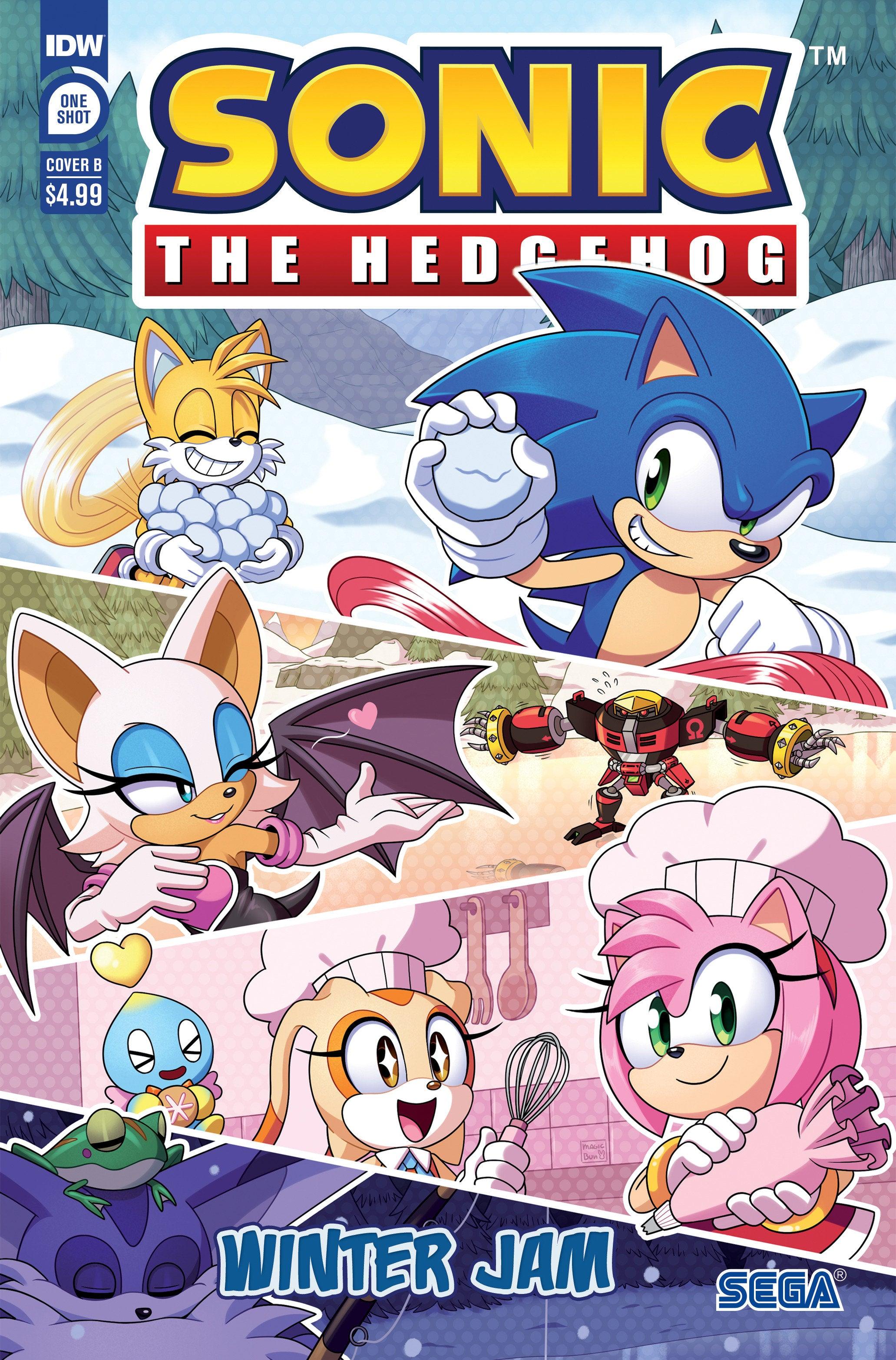 Sonic the Hedgehog: Winter Jam Variant B (Oz) (12/13/2023) - LIGHTNING COMIX