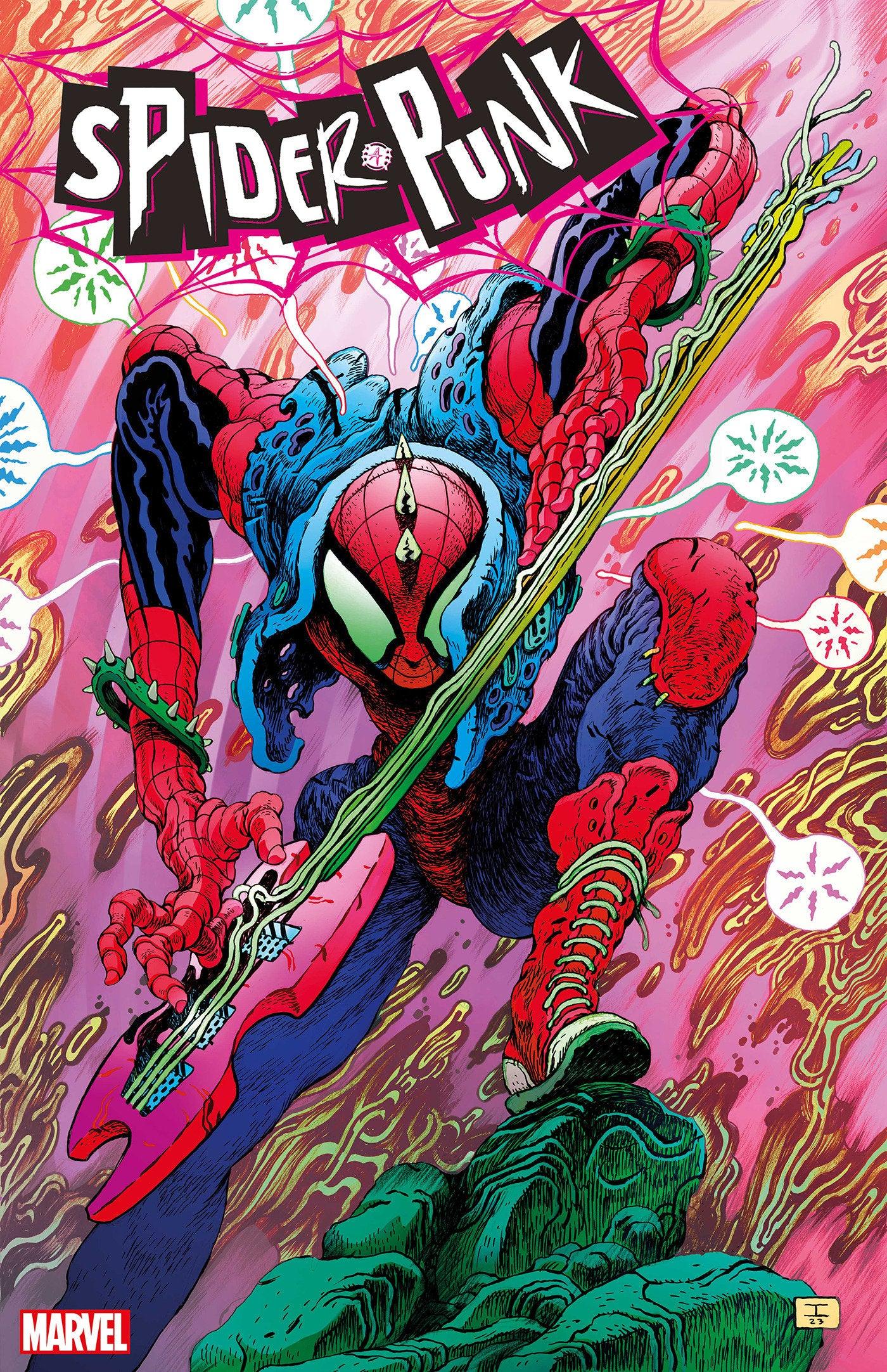 SPIDER-PUNK: ARMS RACE 1 IAN BERTRAM FOIL VARIANT (2/28/2024) - LIGHTNING COMIX