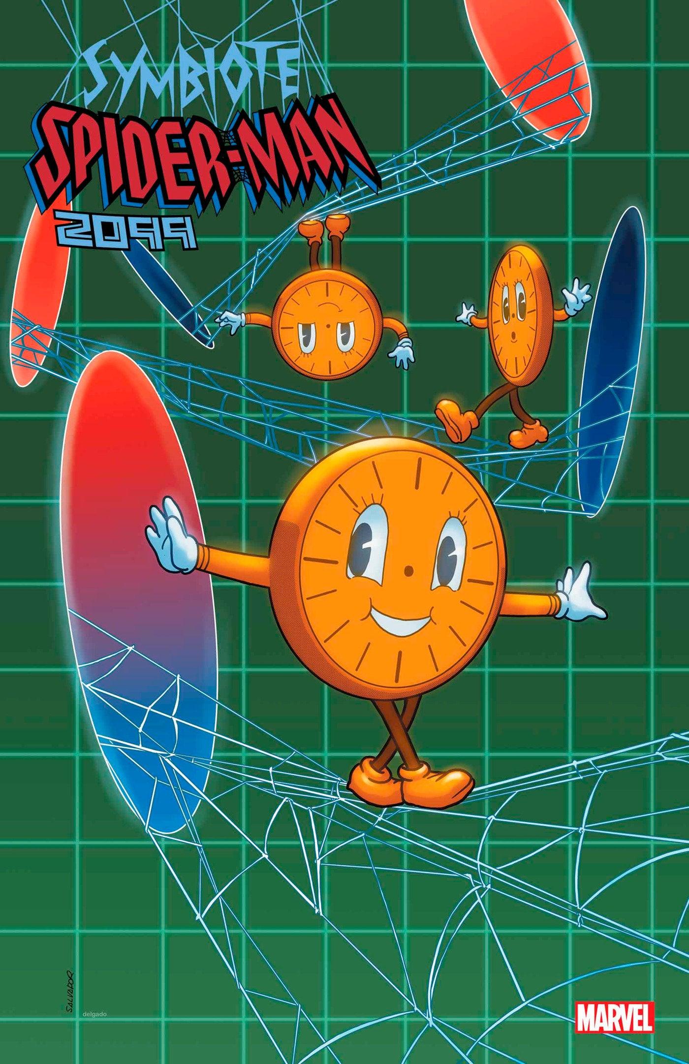 SYMBIOTE SPIDER-MAN 2099 #1 SALVADOR LARROCA MISS MINUTES VARIANT (3/13/2024) - LIGHTNING COMIX