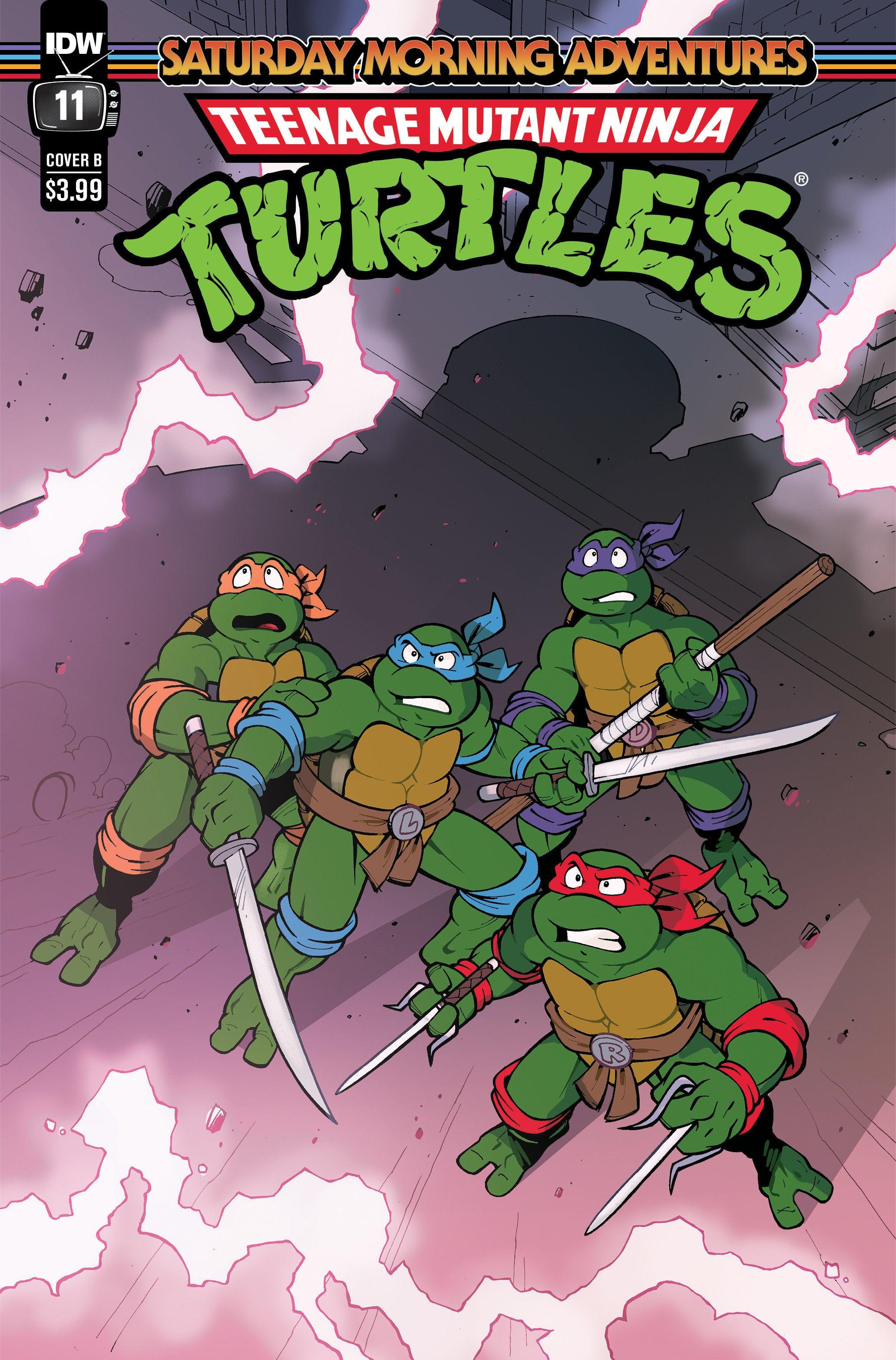 Teenage Mutant Ninja Turtles: Saturday Morning Adventures #11 Variant B (Lawrence) (3/6/2024) - LIGHTNING COMIX