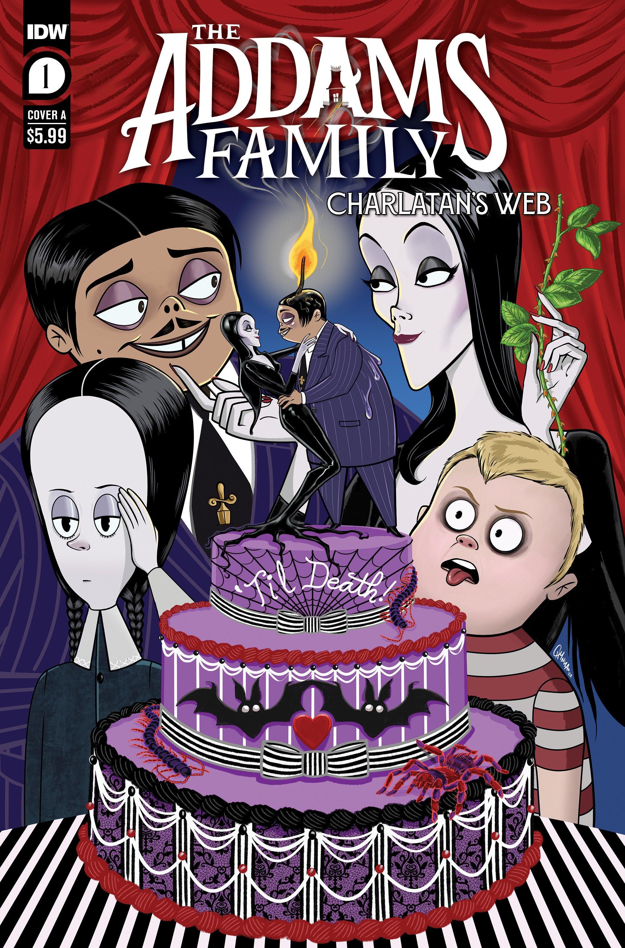 The Addams Family: Charlatan's Web #1 Cover A (Clugston Flores) (11/22/2023) - LIGHTNING COMIX