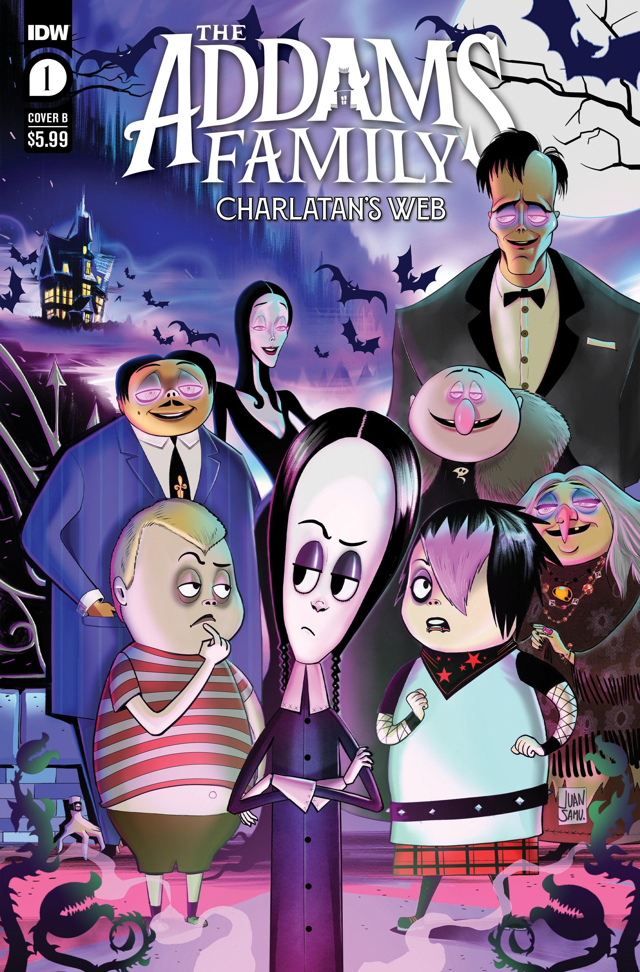 The Addams Family: Charlatan's Web #1 Variant B (Samu) (11/22/2023) - LIGHTNING COMIX