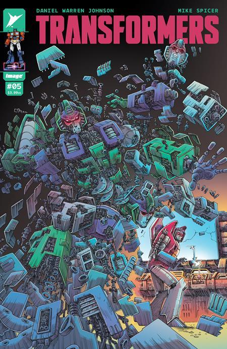 TRANSFORMERS #5 CVR B STOKOE VAR (2/14/2024) - LIGHTNING COMIX
