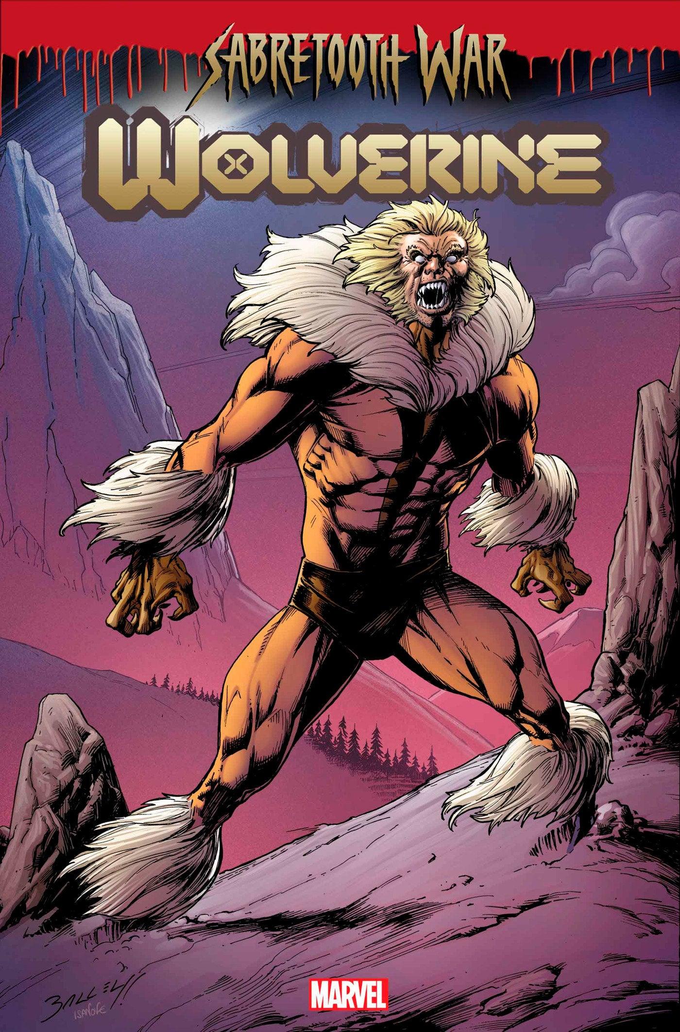 WOLVERINE 41 MARK BAGLEY SABRETOOTH VARIANT (1/10/2024) - LIGHTNING COMIX