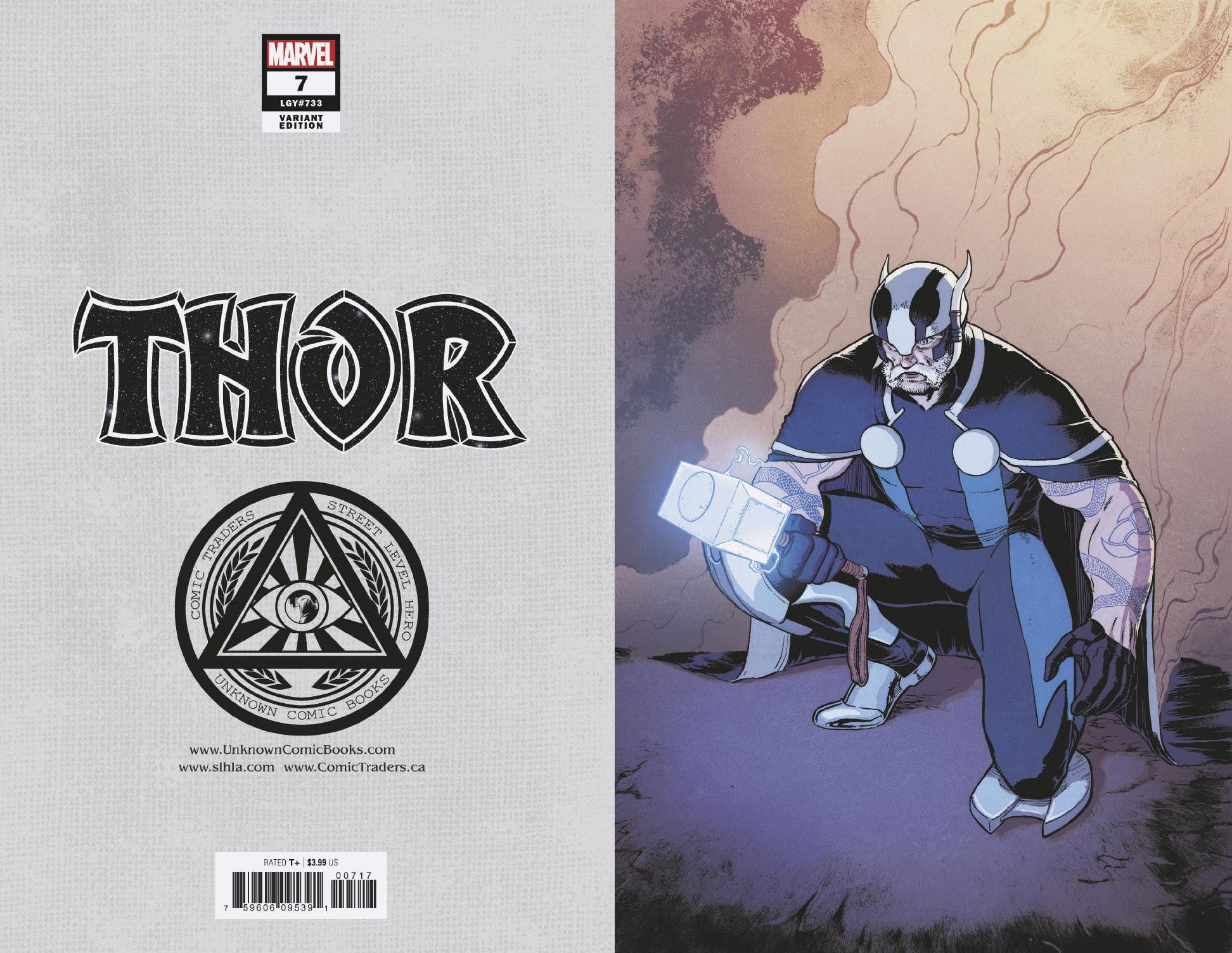 THOR #7 UNKNOWN COMICS EXCLUSIVE 2ND PTG KLEIN VIRGIN VAR (10/21/2020)