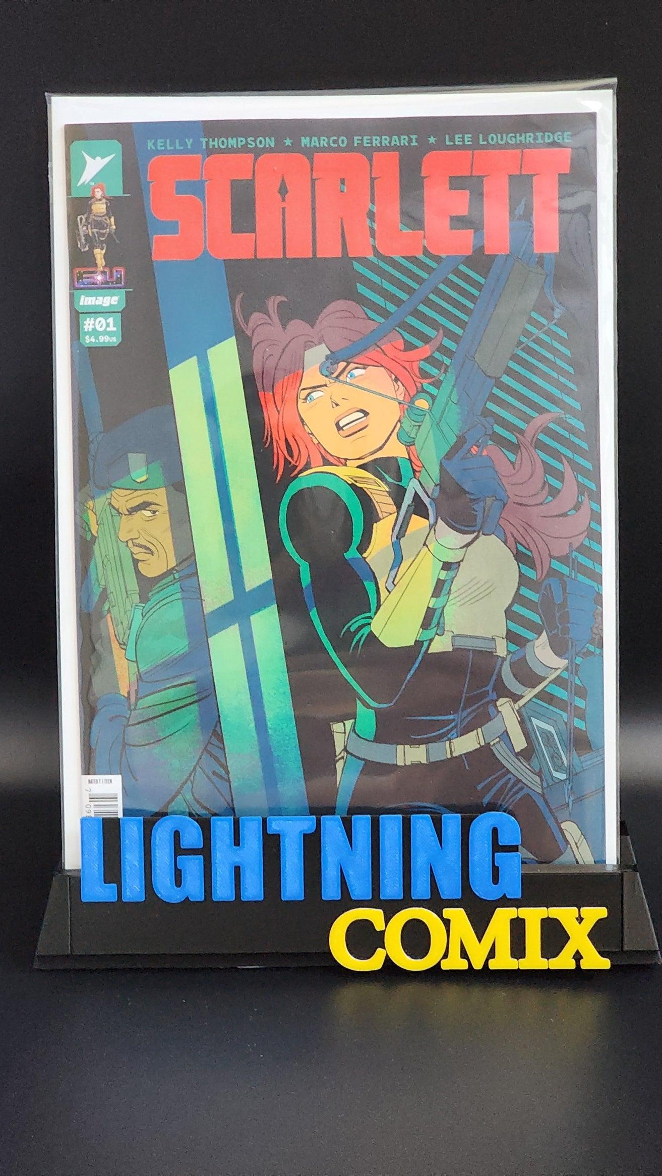 SCARLETT #1 (OF 5) CVR E INC 1:50 LEONARDO ROMERO VAR (6/5/2024) - LIGHTNING COMIX