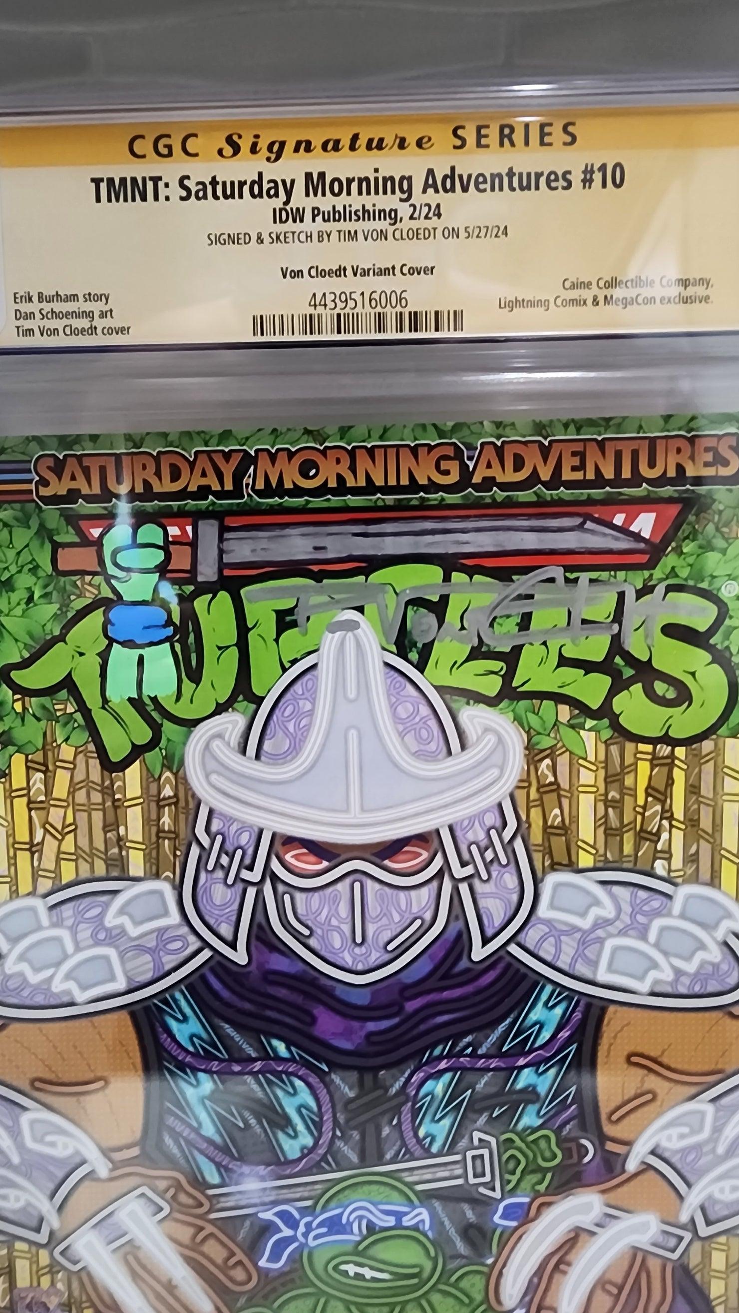 TEENAGE MUTANT NINJA TURTLES: SATURDAY MORNING ADVENTURES #10 MEGACON EXCLUSIVE - CGC 9.8 SWORD REMARK