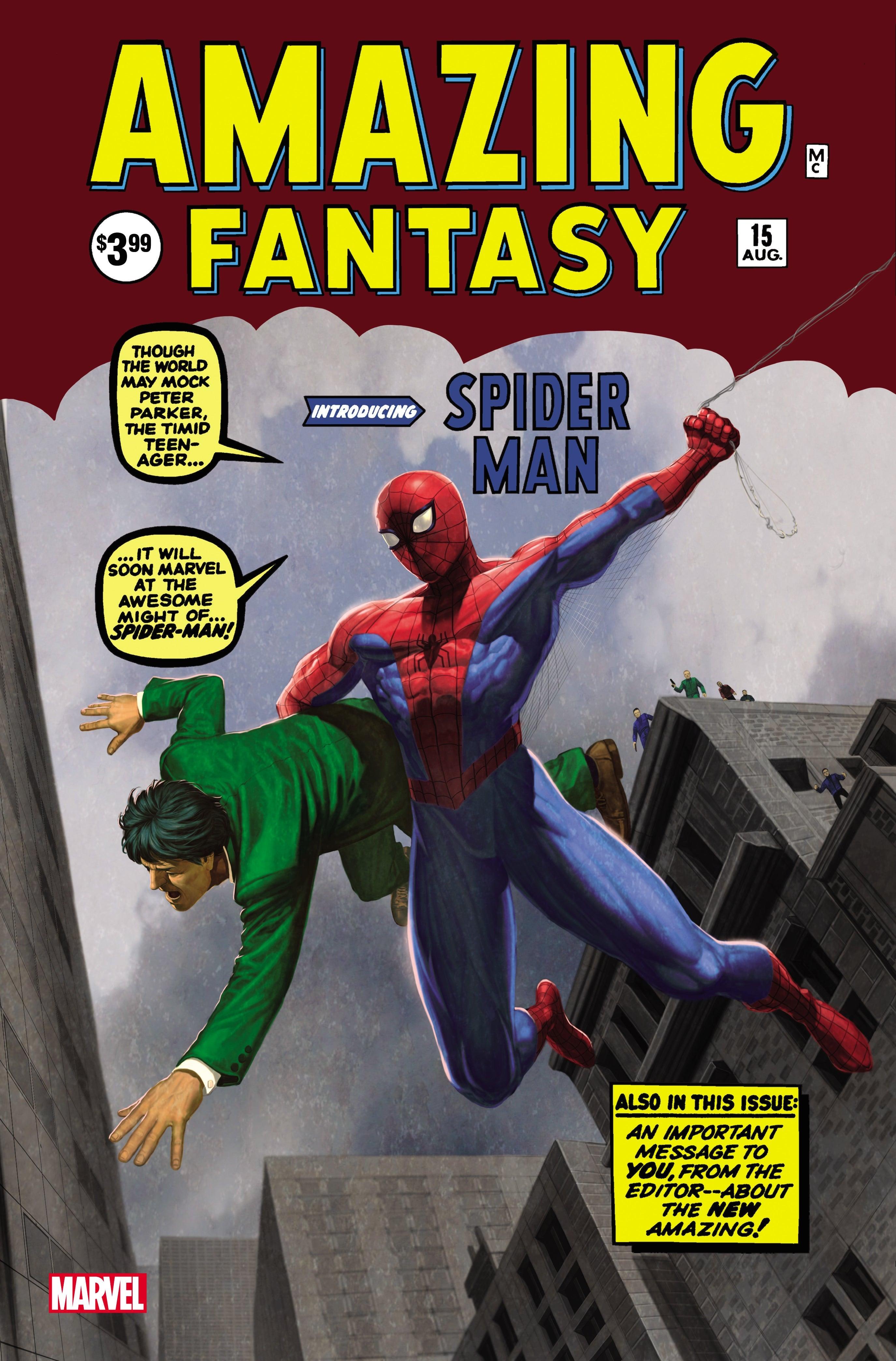 AMAZING FANTASY #15 FACSIMILE EDITION UNKNOWN COMICS EXCLUSIVE HOMAGE (10/09/2019)