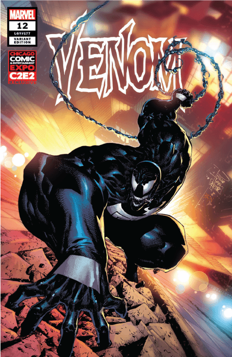 VENOM #12 UNKNOWN COMIC BOOKS TAN C2E2 CONVENTION EXCLUSIVE 3/27/2019