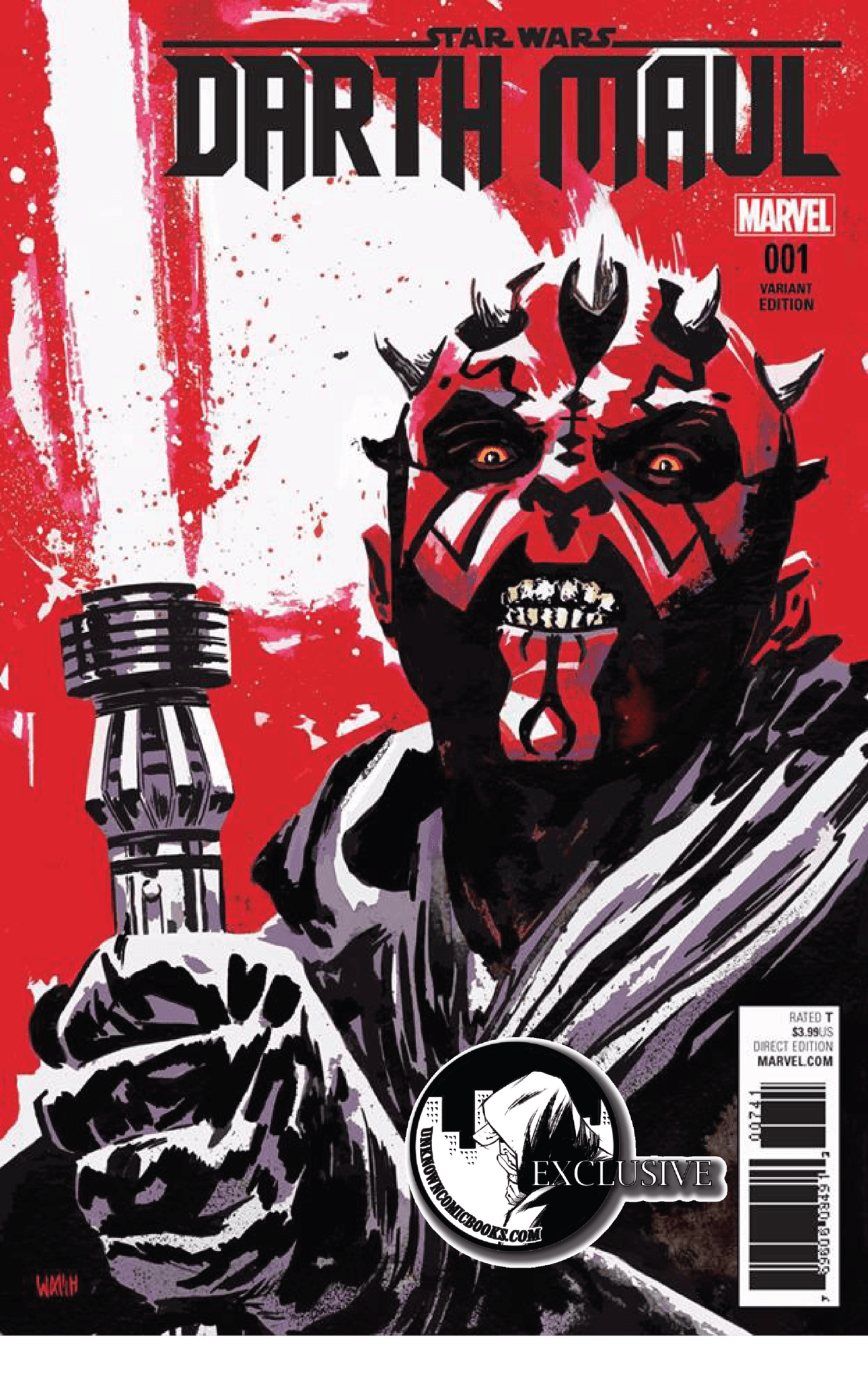 STAR WARS: DARTH MAUL #1 (OF 5) UNKNOWN COMIC BOOKS EXCLUSIVE