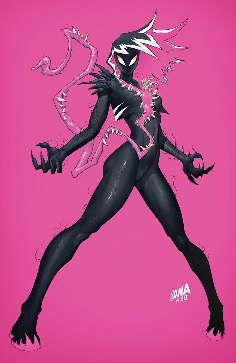 KING IN BLACK GWENOM VS CARNAGE #1 (OF 3) UNKNOWN COMICS DAVID NAKAYAMA EXCLUSIVE VIRGIN COLOR BLEED VAR (01/13/2021)