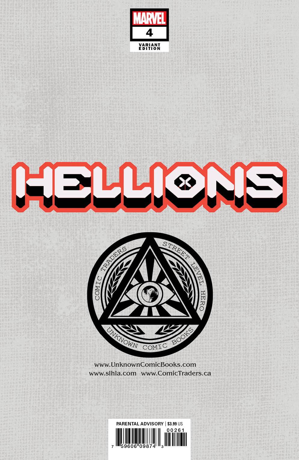 Hellions #4 Unknown Comics Jay Anacleto Exclusive Virgin Var (09/16/2020)