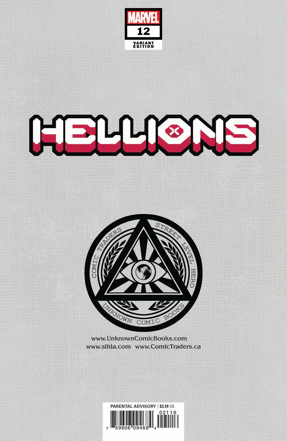 Hellions #12 Unknown Comics Sabine Rich Exclusive Var Gala (06/02/2021)