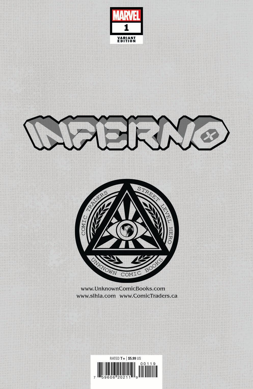 Inferno #1 (Of 4) Unknown Comics David Nakayama Exclusive Color Bleed Var (09/29/2021)