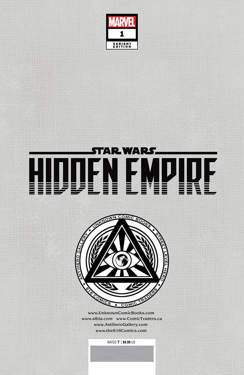 Star Wars: Hidden Empire #1 Unknown Comics Patch Zircher Exclusive Var (11/16/2022)