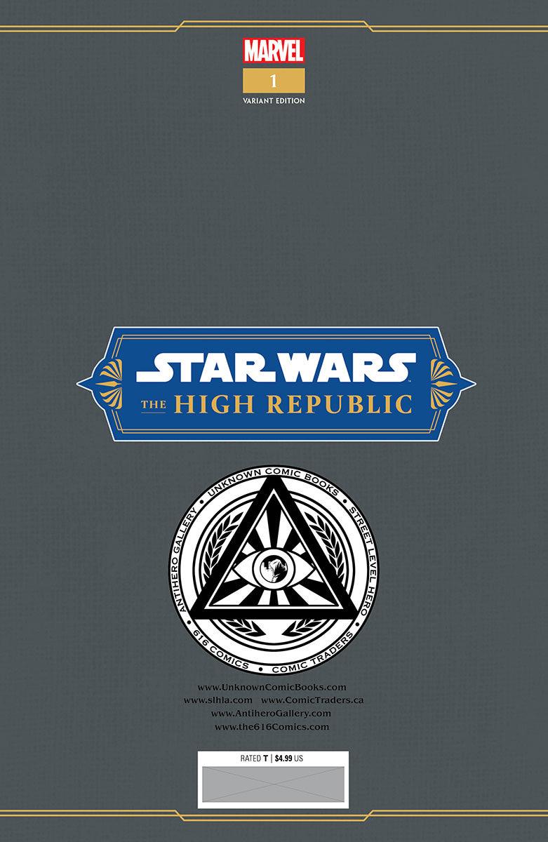 STAR WARS: THE HIGH REPUBLIC #1 UNKNOWN COMICS TYLER KIRKHAM EXCLUSIVE VIRGIN VAR (10/12/2022)