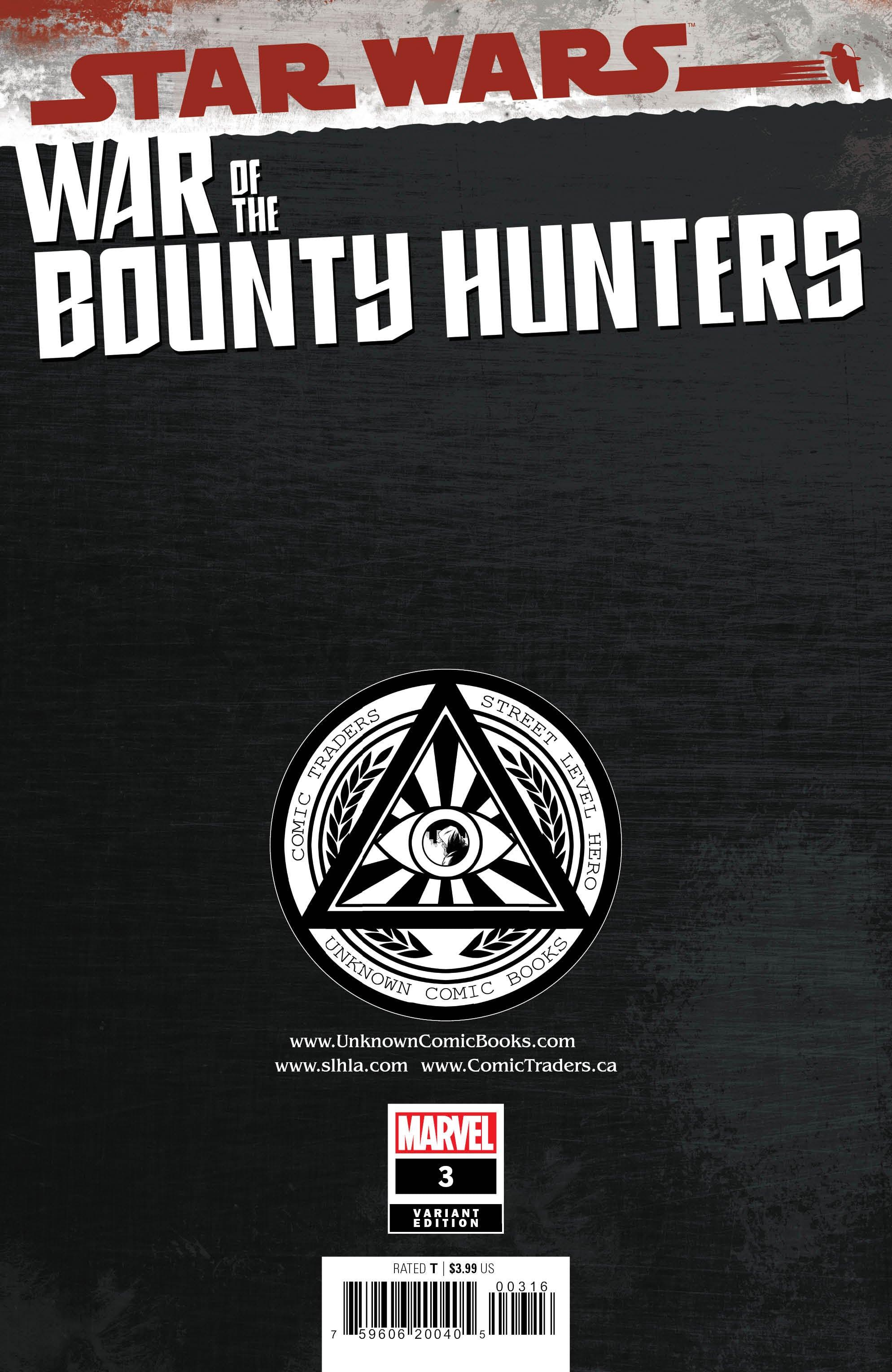 Star Wars War Bounty Hunters #3 (Of 5) Unknown Comics Tyler Kirkham Exclusive Var (08/18/2021)