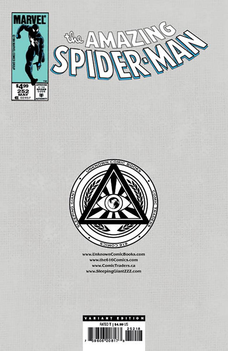 AMAZING SPIDER-MAN #252 FACSIMILE EDITION [NEW PRINTING] UNKNOWN COMICS KAARE ANDREWS EXCLUSIVE VIRGIN VAR (01/31/2024) - LIGHTNING COMIX