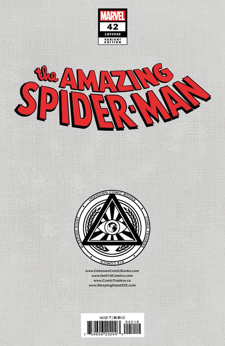 AMAZING SPIDER-MAN #42 [GW] UNKNOWN COMICS EJIKURE EXCLUSIVE VIRGIN VAR (01/17/2024) - LIGHTNING COMIX