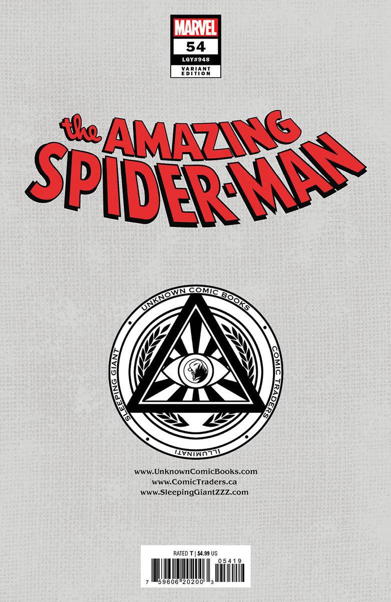 AMAZING SPIDER-MAN #54 UNKNOWN COMICS SAOWEE VIRGIN EXCLUSIVE VAR (07/31/2024) - LIGHTNING COMIX
