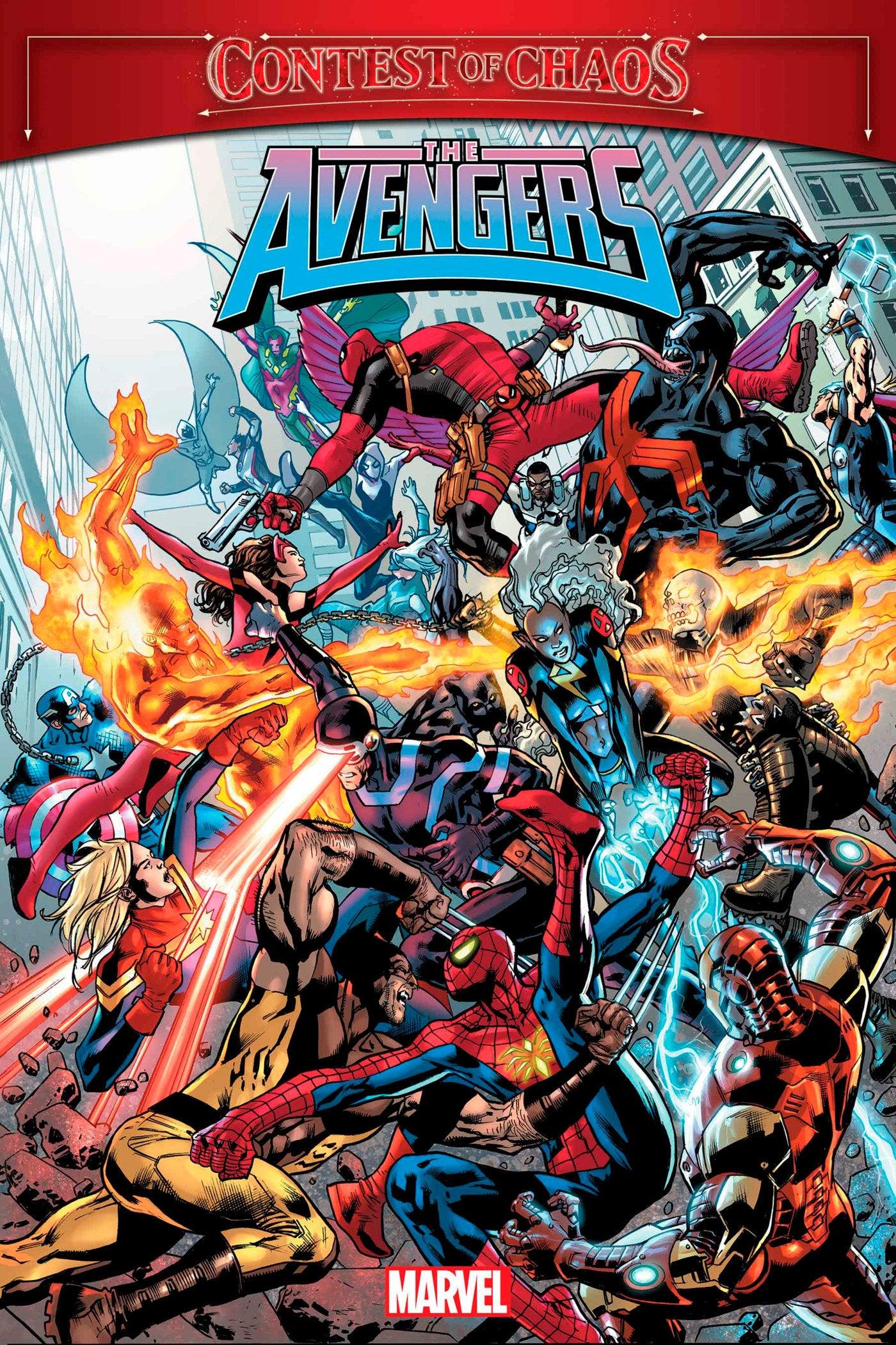 AVENGERS ANNUAL 1 BRYAN HITCH VARIANT [CHAOS] (9/27/2023) - LIGHTNING COMIX