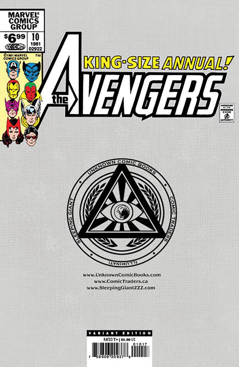 AVENGERS ANNUAL #10 UNKNOWN COMICS DAVID NAKAYAMA EXCLUSIVE VIRGIN VAR FACSIMILE EDITION (05/29/2024) - LIGHTNING COMIX